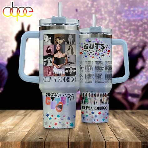 Olivia Rodrigo Music Custom Stanley Cup 40 OZ Tumbler With Handle – Musicdope80s.com