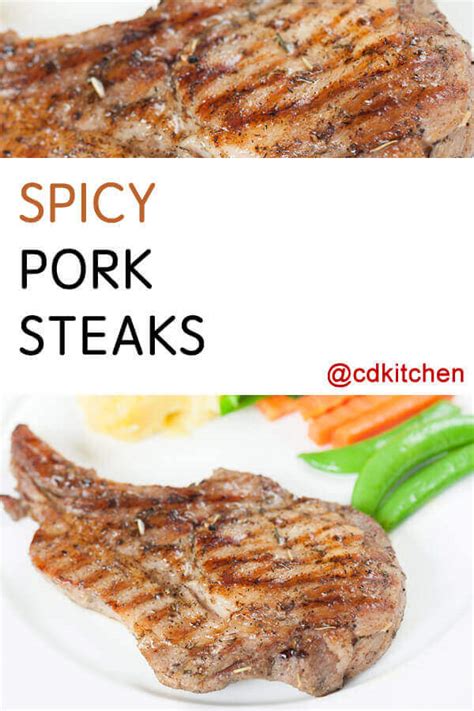 Spicy Pork Steaks Recipe | CDKitchen.com