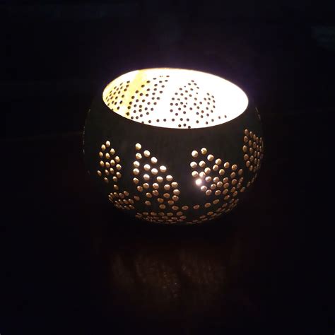 Coconut Shell Candle Holder 100% Biodegradable - Etsy