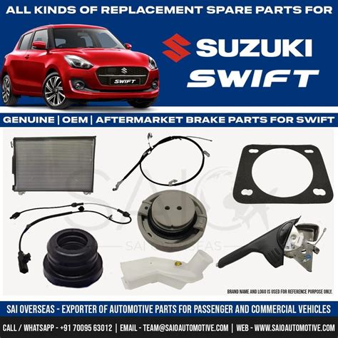 Maruti Suzuki Swift Spare Parts - Genuine OEM Aftermarket Replacement Suzuki Parts at Rs 2800 ...