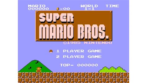 Super Mario Bros. Intro Screen #1 - YouTube