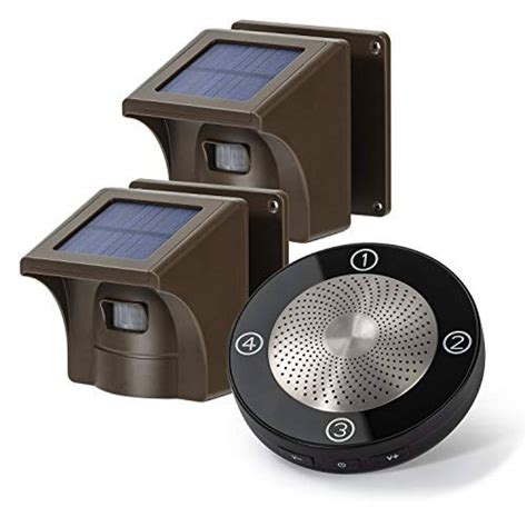 Alarma Solar eMACROS Inalámbrico 1 Recibidor 2 Sensores