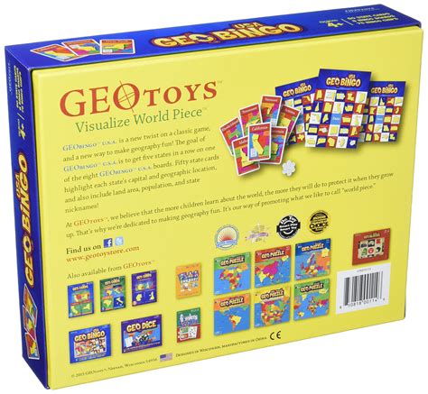 Geobingo Usa Educational Geography Board Game | Walmart Canada