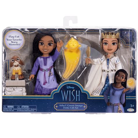 Disney Wish Asha & Queen Amaya 6 inch Petite Doll Gift Set - Walmart.com