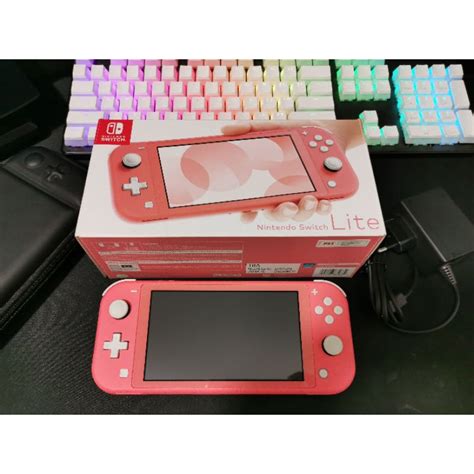 Nintendo Switch Lite Coral Edition (Pink) | Shopee Malaysia