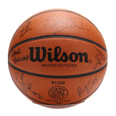 UNC Team Signed Basketball 1993-94 Season (Lot 1296 - Single-Owner ...