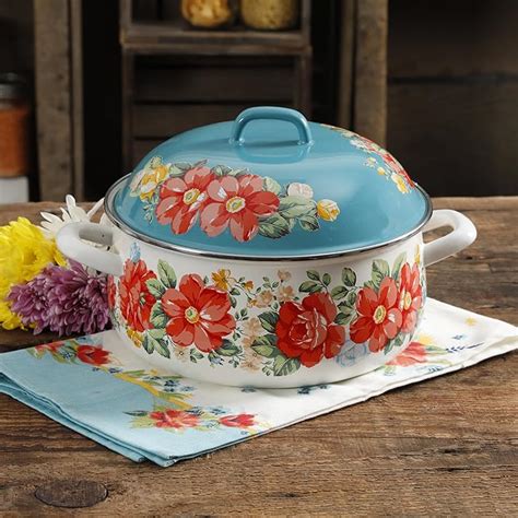 Top 8 Pioneer Woman Rose Shadow 4 Quart Dutch Oven - Home Previews