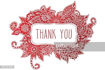 Thank You Colored Doodle Frame Stock Vector | Royalty-Free | FreeImages