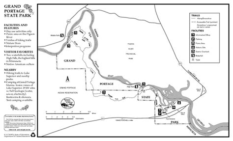 Grand Portage State Park Map - 9395 Highway 61 Grand Portage MN • mappery