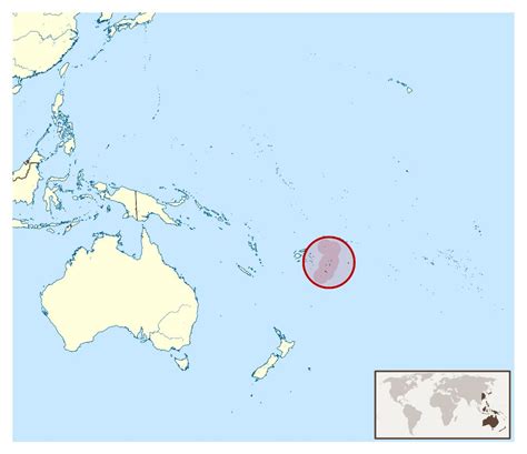 Large location map of Tonga | Tonga | Oceania | Mapsland | Maps of the World