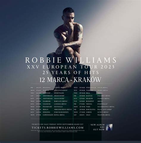 Robbie Williams European tour 2023 – Robbie Williams