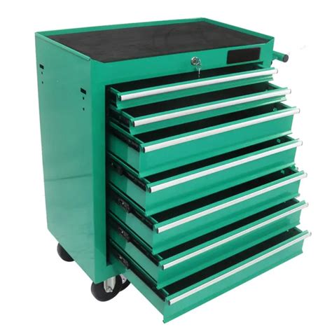 7 DRAWERS ROLLING Tool Box Cart Tool Chest Tool Storage Cabinet w/ 4 Wheel Green $234.59 - PicClick