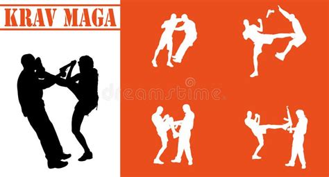 Krav Maga stock illustration. Illustration of abstract - 10417647