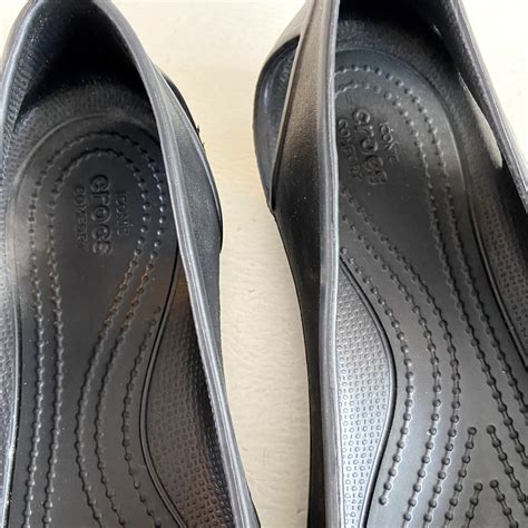 Crocs Iconic Comfort Ballet Flats Black Shoes Womens… - Gem