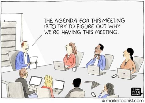 why are we meeting? - Marketoonist | Tom Fishburne