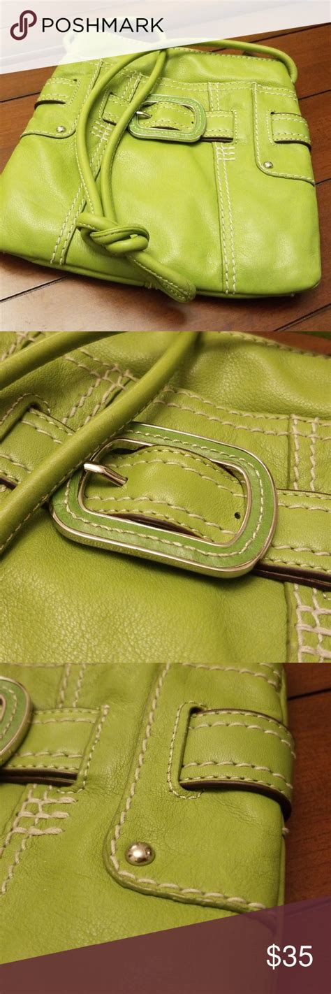 Clarks lime green leather purse | Leather purses, Green leather, Purses