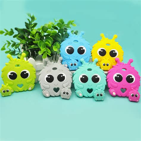 Wholesale Food grade baby chewble soft monster focal beads Manufacturer ...