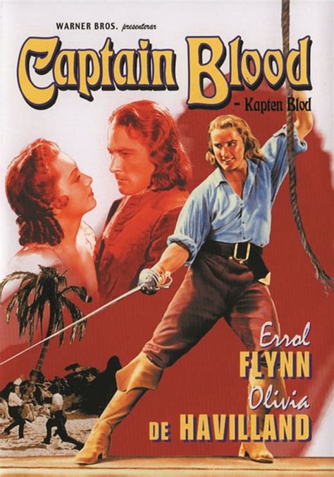 Captain Blood Errol Flynn 1935 Cult Movie Poster Reprint - Etsy