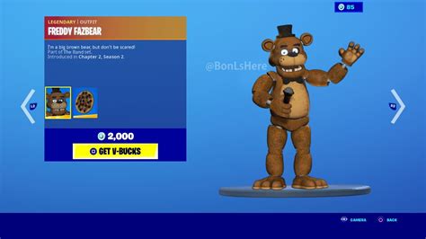 NEW Five Nights at Freddy's Skin Release Date In Fortnite! Five Nights at Freddy's Skin ...