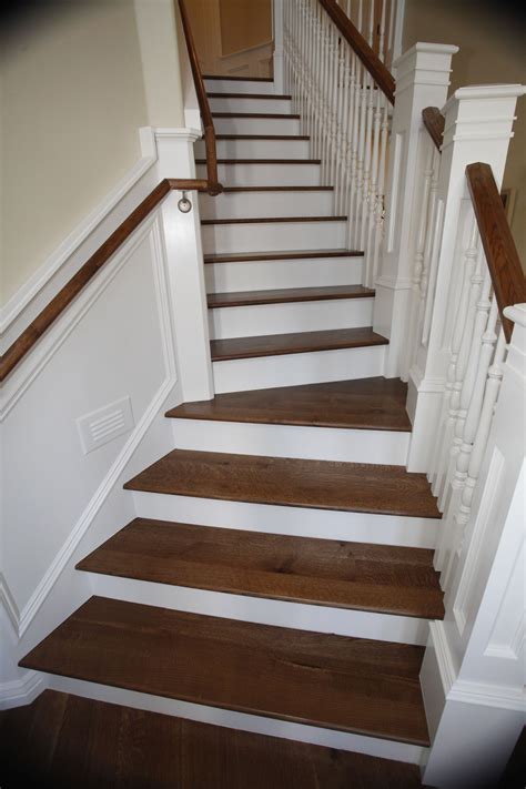 Pictures Of Hardwood Flooring On Stairs | Wood floor stairs, Wood ...