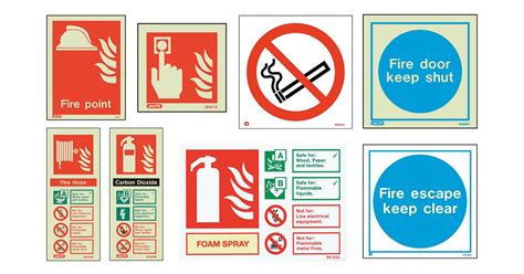 Line Of Fire Safety Signs