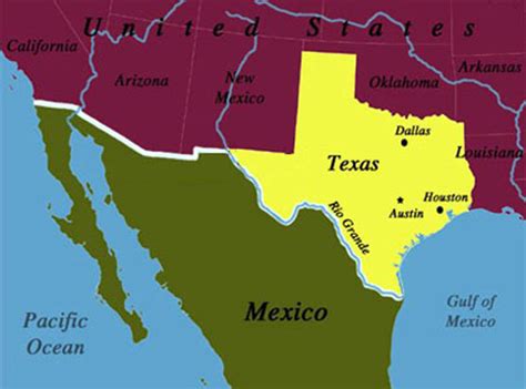 Texas-Mexico map, credit SMU | Biz India : Online News