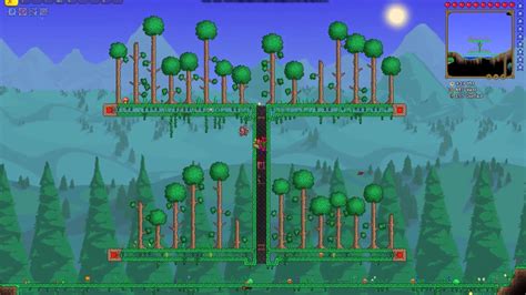 automatic tree farm in terraria - YouTube