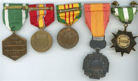 Group of five to LTjg James E. Corey, USNR – Floyd's Medals