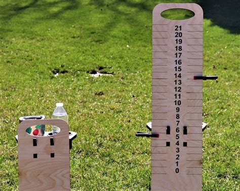 Cornhole Scoreboard With Beverage Holdersscore Keeperlawn Gamesbeverage ...