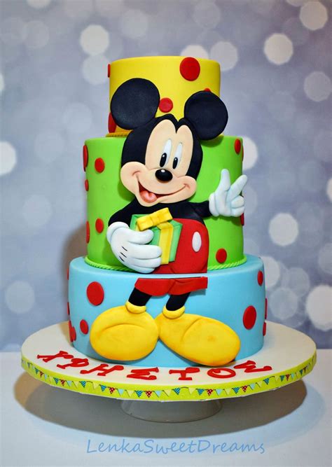 Mickey Mouse Birthday Cake. - CakeCentral.com