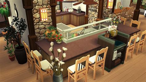 Italian Delicacies in Family Bistro. The Sims 4 | Sims, Sims 4 ...