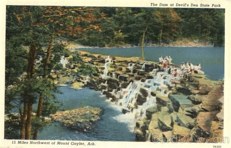 The Dam At Devil's Den State Park Scenic, AR