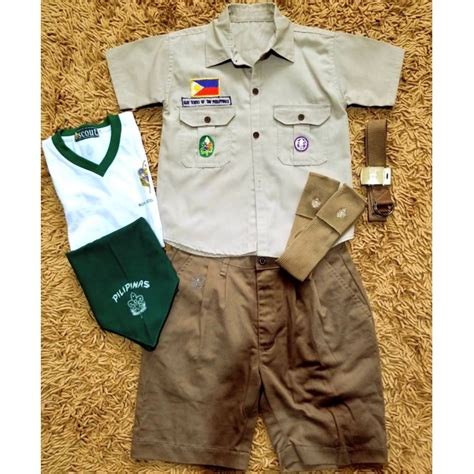 BLC Original Boy Scout of the Philippines Uniform Set of 6 w/ Freebie, Babies & Kids, Babies ...