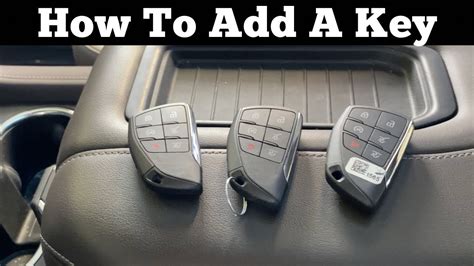 How To Program A 2021 Chevy Suburban Remote Key Fob - Add A Smart Key - Chevrolet Programming ...