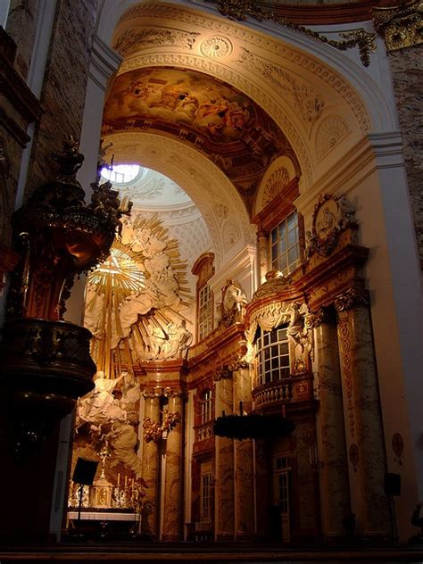 St. Charles's Church, Vienna | Amazing buildings, Historical architecture, Stunning interiors