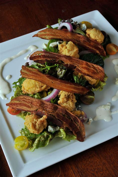 Cajun-fried Oyster Salad - Chef Rick Tramonto