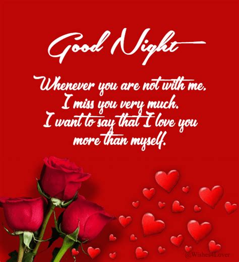 Romantic Good Night Messages for Her - Wishes4Lover