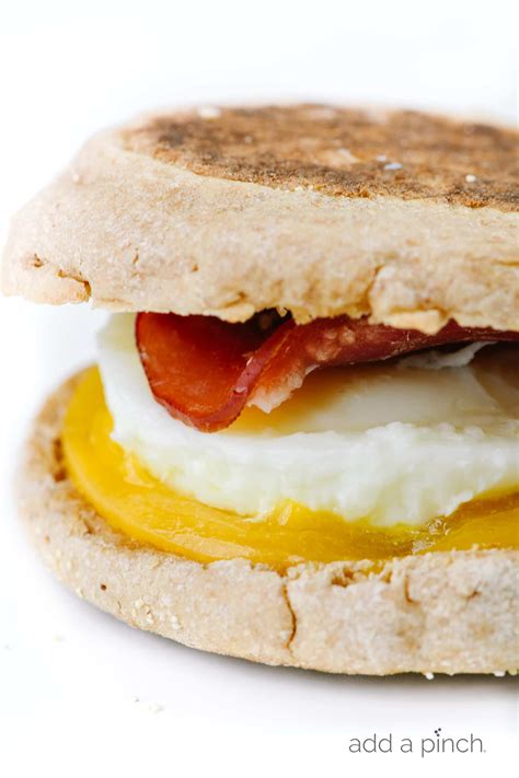 Homemade Egg McMuffin Recipe - Add a Pinch