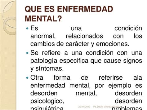 Enfermedad mental