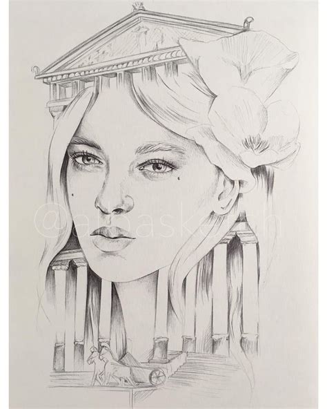 Artemisa temple by albasketch . #draw #drawing #illustration # ...