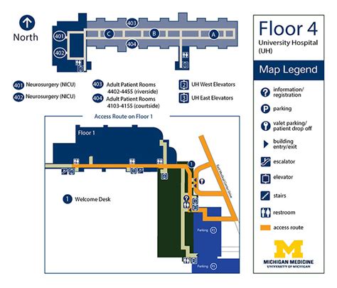 University Hospital - Floor 4 | Michigan Medicine