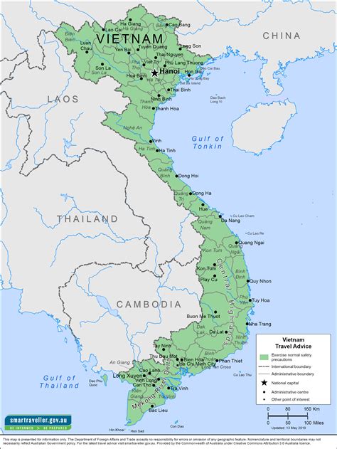 Map Of Vietnam Printable