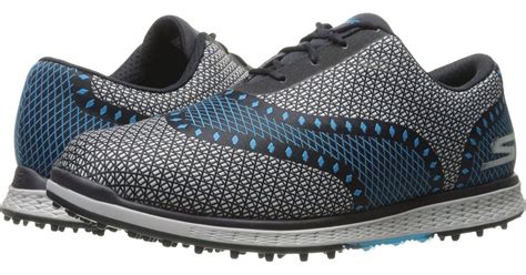 Skechers Go Golf - Elite V.2 Ace (black/gray) Men's Golf Shoes in Navy ...