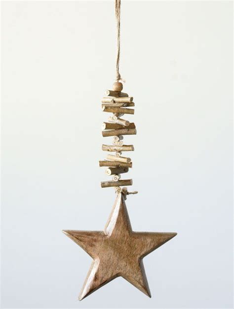 Wooden Star Ornament With Accents | Wooden stars, Star ornament, Diy christmas star