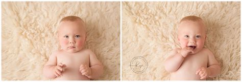 Rosy cheeks and blues eyes please | Sacramento Baby Photographer