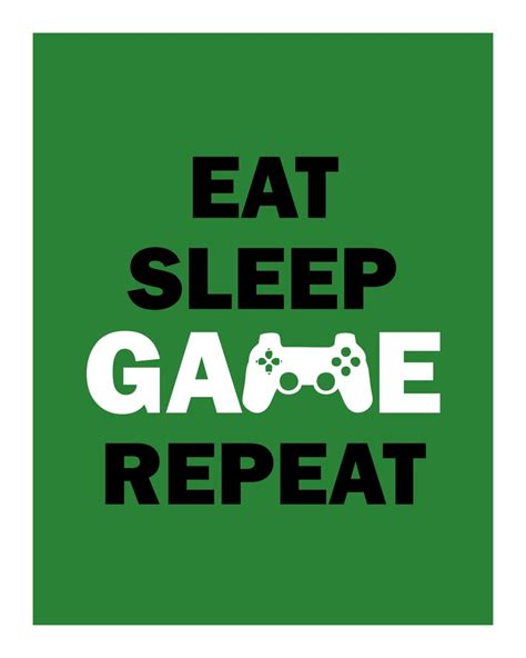 Gamer Room Video Game Posters 8 X 10 Art Print Wall Art Home Decor - Etsy