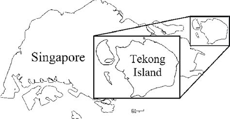 Map of Singapore and Pulau Tekong. | Download Scientific Diagram