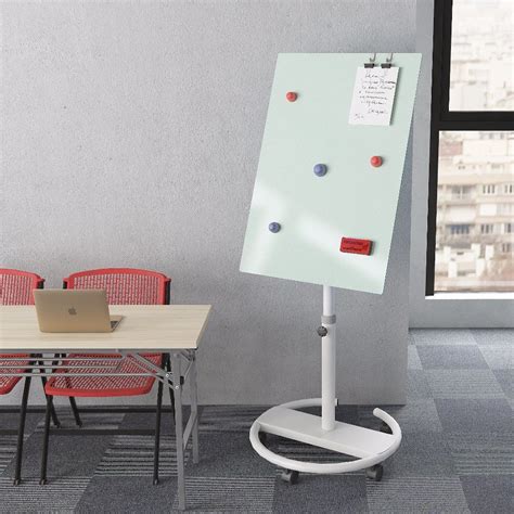 Movable Mini Magnetic Whiteboard with 4 Wheels Stand - Mini Witheboard and White Board