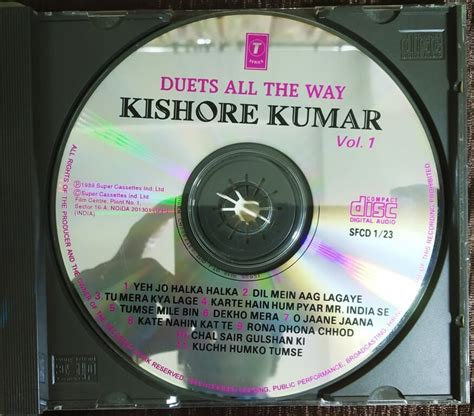 Kishore Kumar – Duets All The Way (1989) Vedpaal, R. D. Burman ...