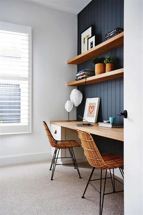 55 Small Home Office Ideas That Will Make You Want To Work Overtime | The Mummy Front